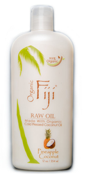 Органическое кокосовое масло Ананас - Certified Organic Coconut Oil Pineapple , 354 мл