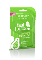 Тканевая глубокоочищающая маска для проблемной кожи с папайя - Fast fix sheet mask papaya anti-acne
