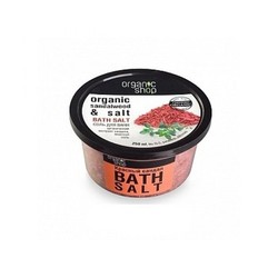 Organic shop соль для ванн Красный сандал, 250 мл
