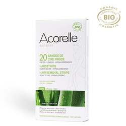 Acorelle Восковые полоски для депиляции тела Пчелиное молочко, 10х2 шт