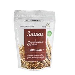 Экомикс злаковый - сухой завтрак из пророщенных злаков, 200 г