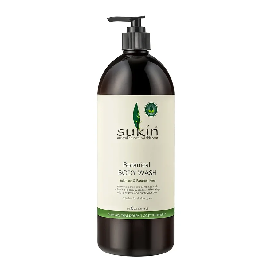 Гель для душа  с арома маслами - Sukin Signature Botanical Body Wash, 1000 мл