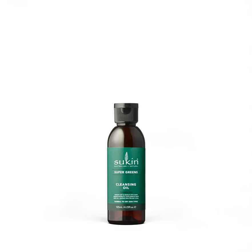 Очищающее масло - Sukin Super Greens Cleansing Oil, 125 мл